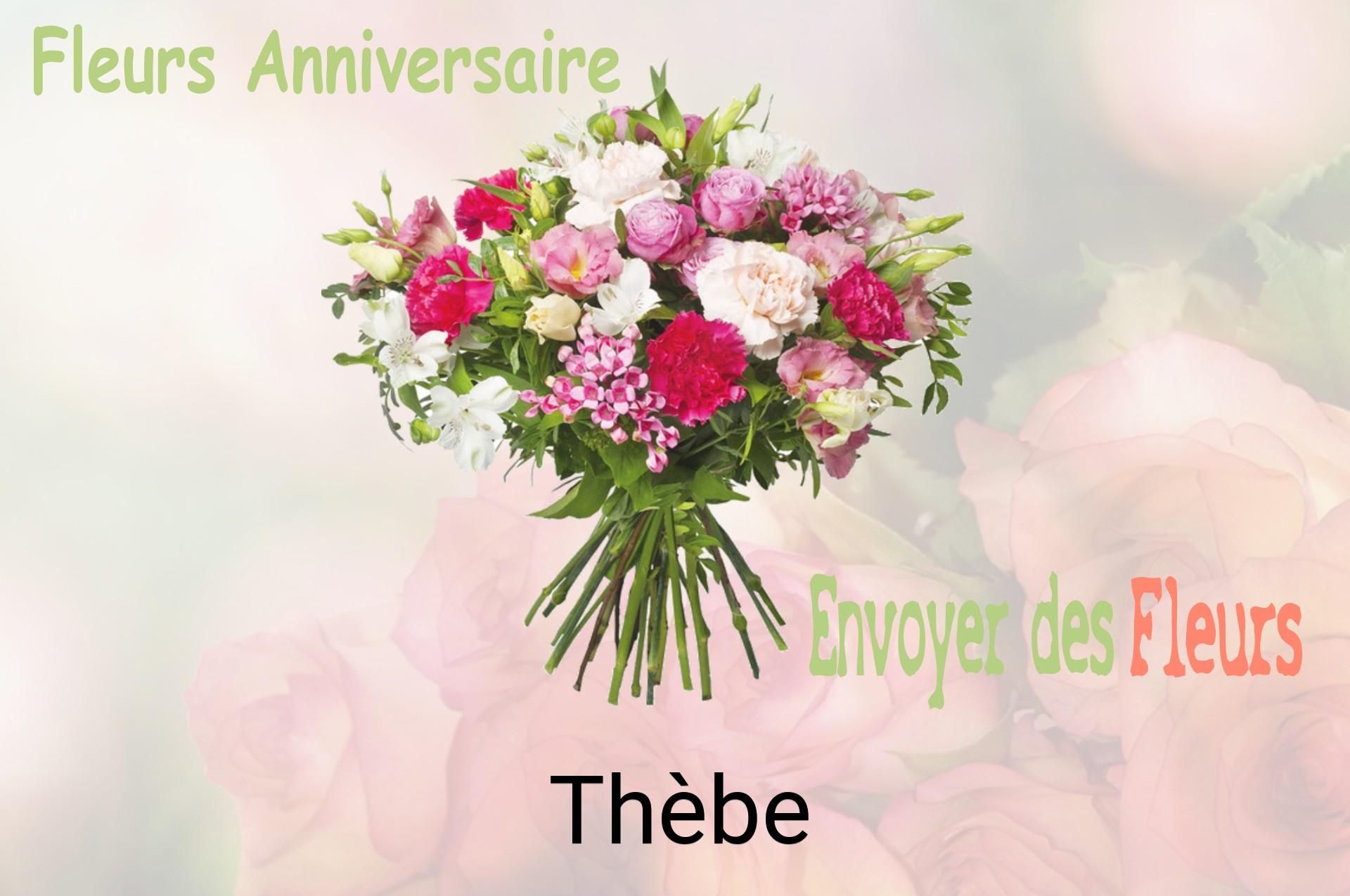 Bouquet de fleurs d’anniversaire livré à Thèbe